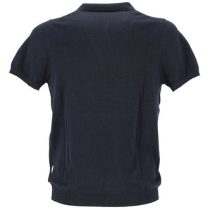 People Of Shibuya Blue Cotton Polo Shirt
