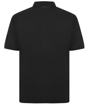 People Of Shibuya Black Cotton Polo Shirt