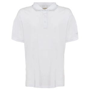 People Of Shibuya White Cotton Polo Shirt