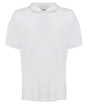 People Of Shibuya White Cotton Polo Shirt