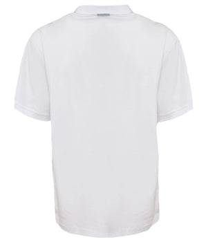 People Of Shibuya White Cotton Polo Shirt