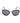 LGR Gray Stainless Steel Sunglasses