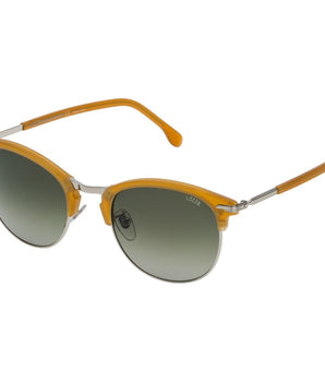 Lozza Brown Metal Sunglasses