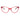 M Missoni Red Acetate Frames