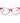 M Missoni Red Acetate Glasses (Frames)