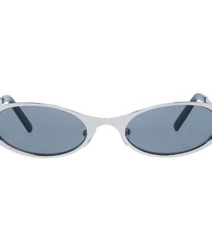 More & More Silver Metal Sunglasses