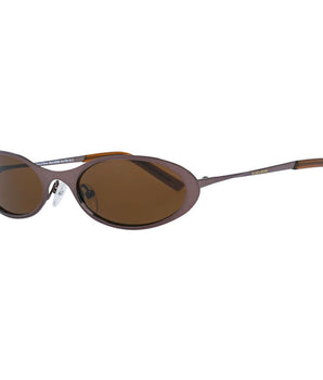 More & More Brown Metal Sunglasses