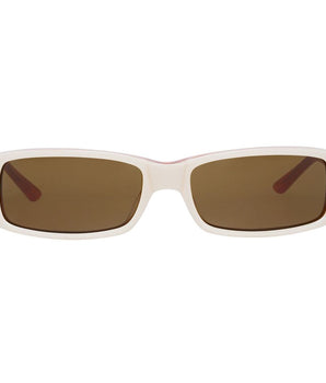 More & More Brown Plastic Sunglasses