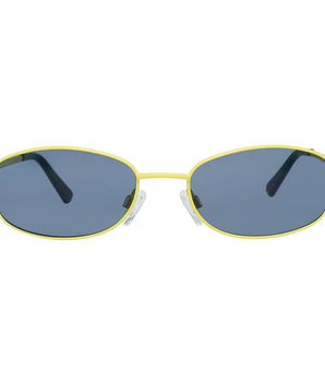 More & More Yellow Metal Sunglasses