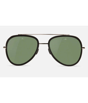 Vuarnet Black Stainless Steel Sunglasses