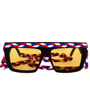 M Missoni Black Resin Sunglasses