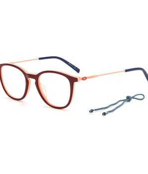 M Missoni Red Acetate Frames