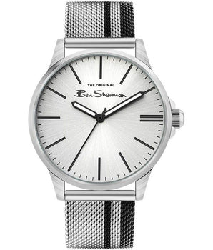 Ben Sherman Gray Stainless Steel Dress Watch