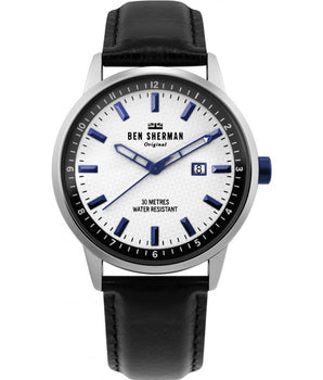 Ben Sherman Black Leather Watch