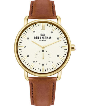 Ben Sherman Brown Leather Dress Watch