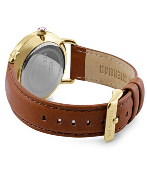 Ben Sherman Brown Leather Dress Watch