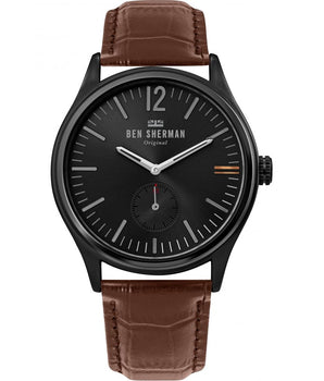 Ben Sherman Brown Leather Dress Watch