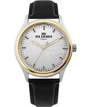 Ben Sherman Black Leather Watch