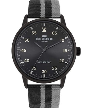 Ben Sherman Gray Fabric Bracelet Watch