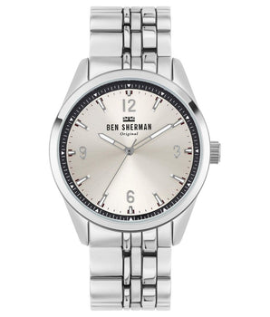 Ben Sherman Gray Stainless Steel Dress Watch