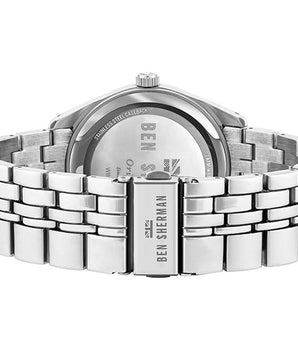 Ben Sherman Gray Stainless Steel Dress Watch