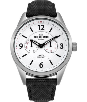 Ben Sherman Black Leather Watch