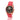Bobroff Red Leather Dress Watch
