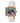 Bobroff White Leather Dress Watch