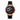 Bobroff Black Leather Dress Watch