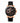 Bobroff Black Leather Dress Watch