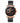 Bobroff Black Stainless Steel Dress Watch