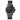 Bobroff Black Stainless Steel Dress Watch