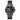 Bobroff Black Stainless Steel Dress Watch