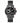 Bobroff Black Stainless Steel Dress Watch