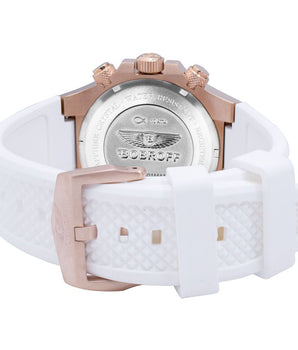 Bobroff White Rubber Bracelet Watch