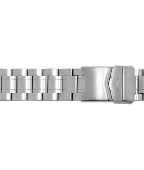 Bobroff Silver Stainless Steel Bracelet Watch