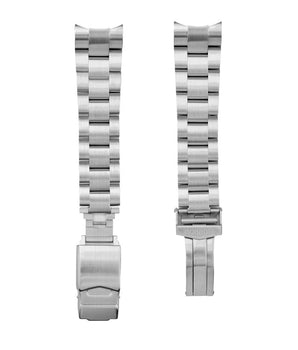 Bobroff Silver Stainless Steel Bracelet Watch