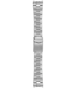 Bobroff Silver Stainless Steel Bracelet Watch