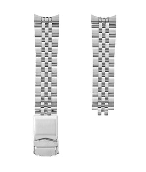 Bobroff Silver Stainless Steel Bracelet Watch