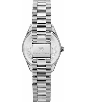 Chiara Ferragni Silver Stainless Steel Dress Watch