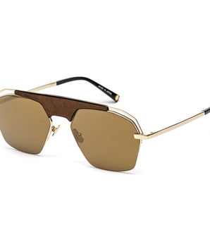 Belstaff Gold Titanium Sunglasses