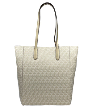 Michael Kors Vincent With Card Case Large Tote Purse Bag Gold