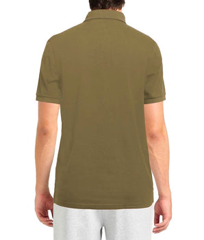 Alpha Studio Green Cotton Polo Shirt