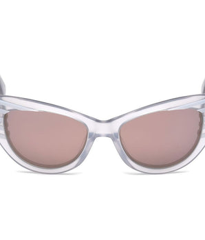 Just Cavalli Gray Plastic Sunglasses