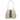 Michael Kors Medium Pratt Bucket Shoulder Bag Purse Pale Gold/Cream