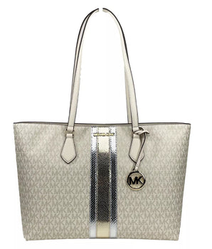 Michael Kors Sheila Large Tote Purse Bag Pale Gold