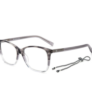 M Missoni Gray Acetate Glasses (Frames)