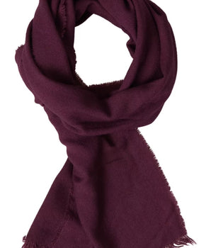 Bufanda chal de punto de cachemira morado de Dolce &amp; Gabbana