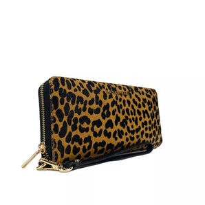 Michael Kors Jet Set Animal Print Continental Wristlet Wallet