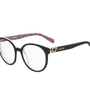 Love Moschino Black Acetate Glasses (Frames)